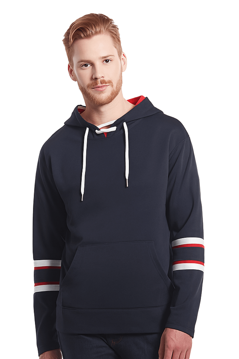 倖田來未　〆PILE LONG SLEEVE HOODIE パーカー　サイズL CX2 L00617 Adult Hockey Lace Hooded Sweatshirt - Blanks CA