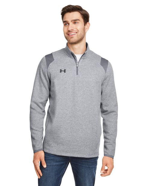 Quarter zip pullover under armour best sale