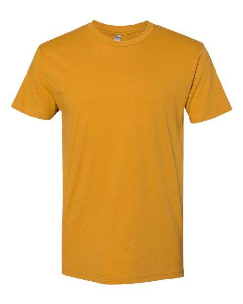 Next Level 3600 Unisex T-Shirt - Graphite Black, 3XL - 100% Combed Cotton Jersey Tee - View #7