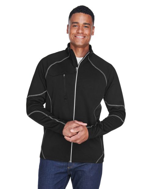 North End 88174 Men s Gravity Performance Fleece Jacket Wholesale Blank Apparel Blanks
