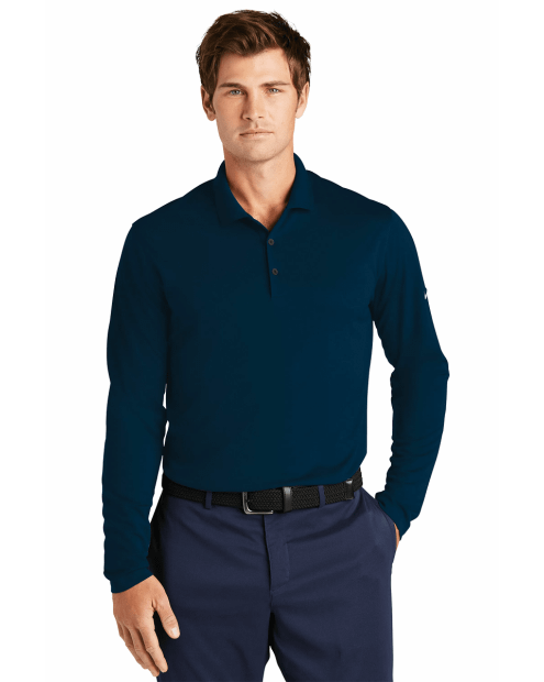 NIKE NKDC2104 DRI FIT MICRO PIQUE 2.0 LONG SLEEVE POLO