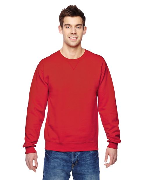 Fruit of the loom crew sweatshirt shop