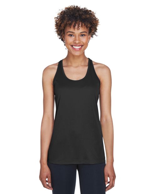 Team 365 TT11WRC Ladies Zone Performance Racerback Tank SPORT DARK NAVY L