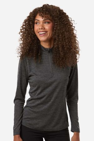 AllPro 4HM70L - Women's Pro-Lock Performance Mélange Quarter-Zip Pullover