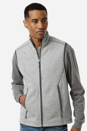 North End NE731 - Men's Jasper Jacquard Fleece Vest