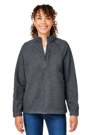 North End NE713W - Ladies' Aura Sweater Fleece QuarterZip